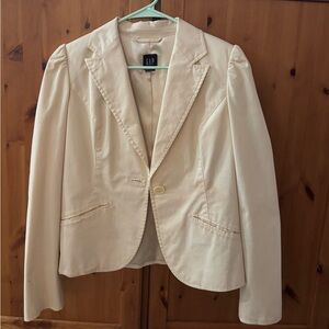 GAP Women's Elegant Beige Blazer